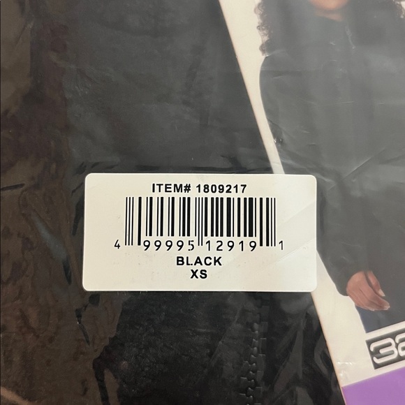 NWT 32 Degrees Ladies Plush Faux Fur Super Soft Jacket BLACK - size XS - Picture 8 of 10